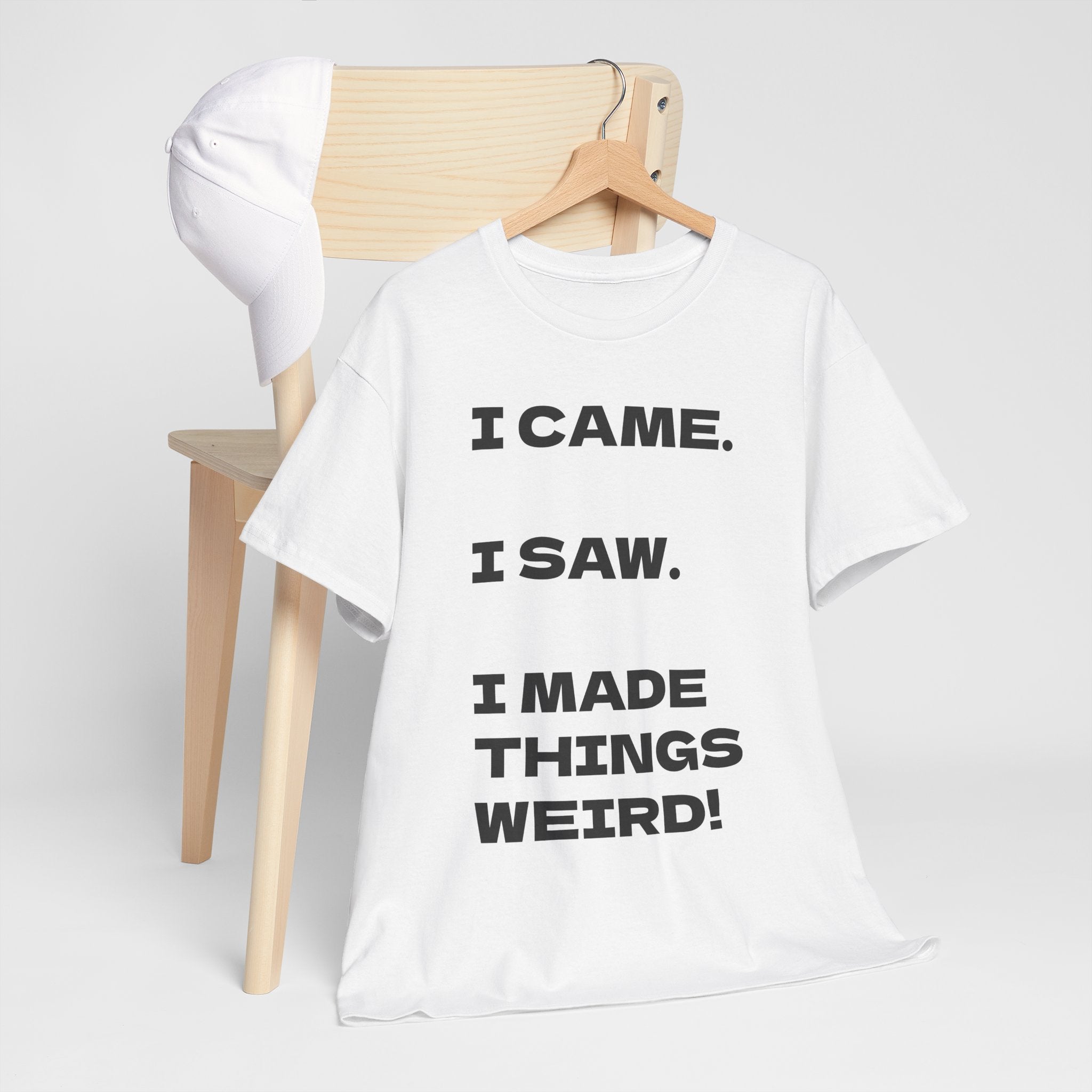 I Came I Saw I Made Things Weird T-Shirt — Funny Sarcastic Graphic Tee