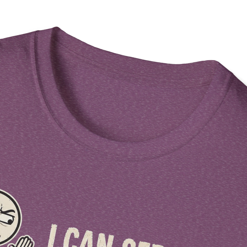 Funny Emoji T-Shirt — "I Can See Your Thoughts, You Pervert" Graphic Tee