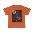 "Go Over Yonder & Ingest a School of Richards" Fantasy Skeleton Knight Riding Pig Dark Humor Graphic T-Shirt