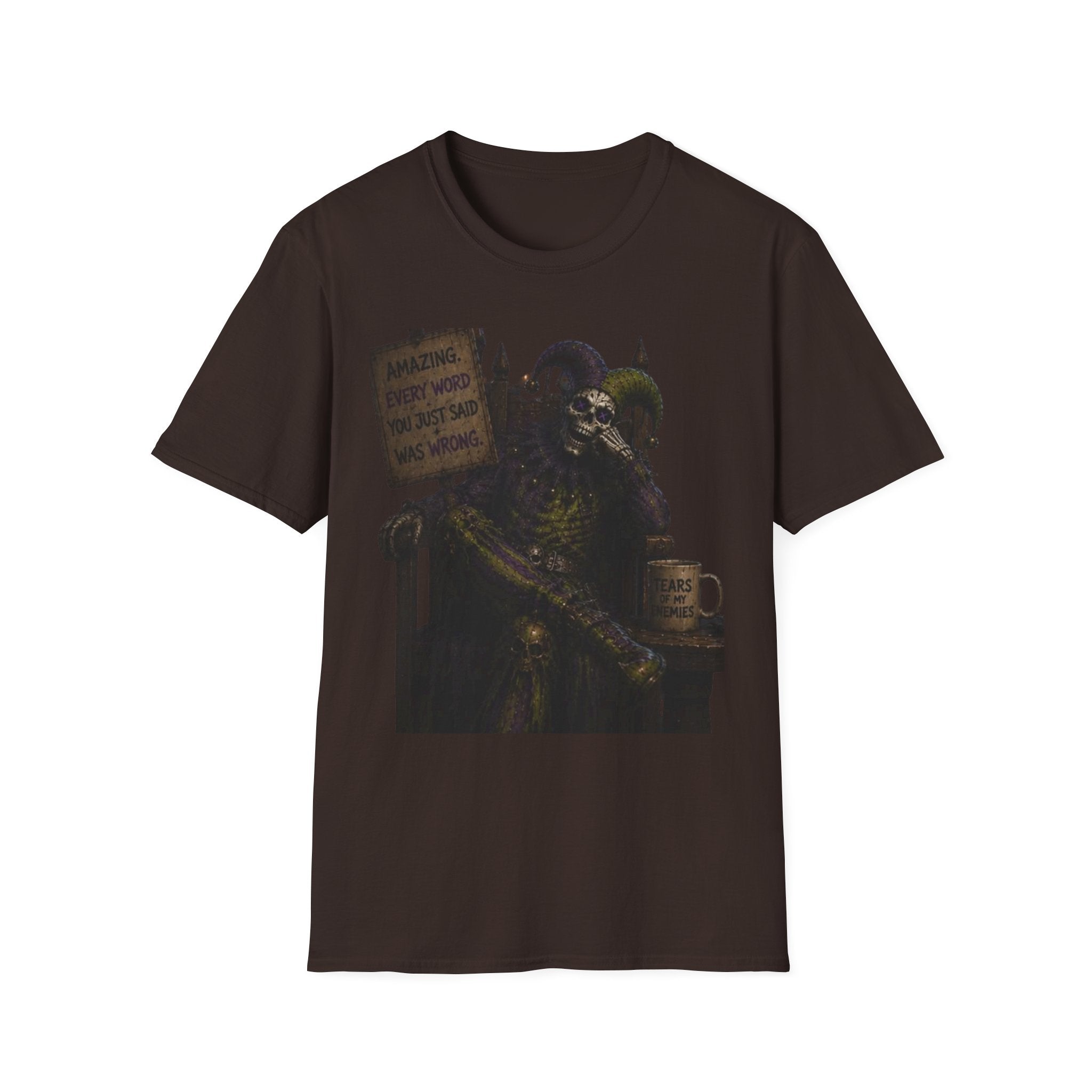 Viking Throne Graphic T-Shirt — "Berserker" Norse Warrior Design