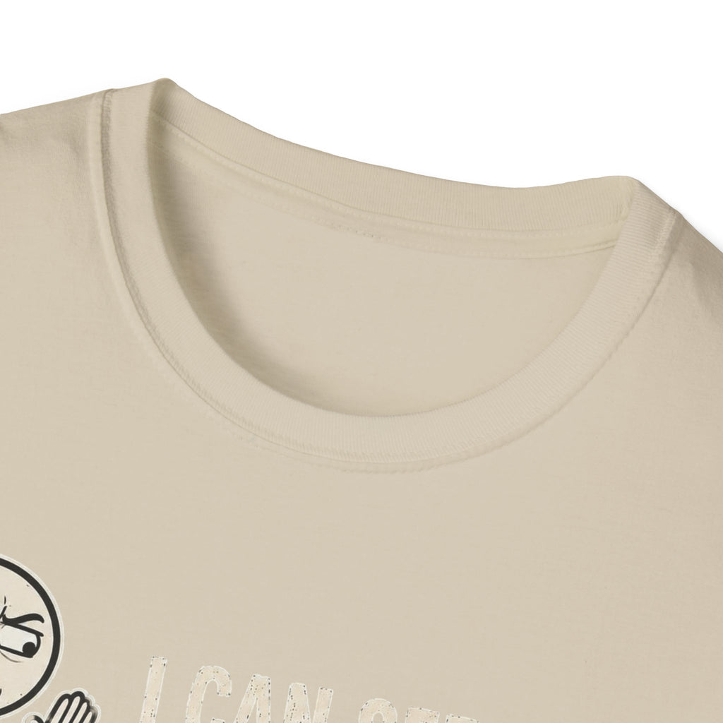 Funny Emoji T-Shirt — "I Can See Your Thoughts, You Pervert" Graphic Tee