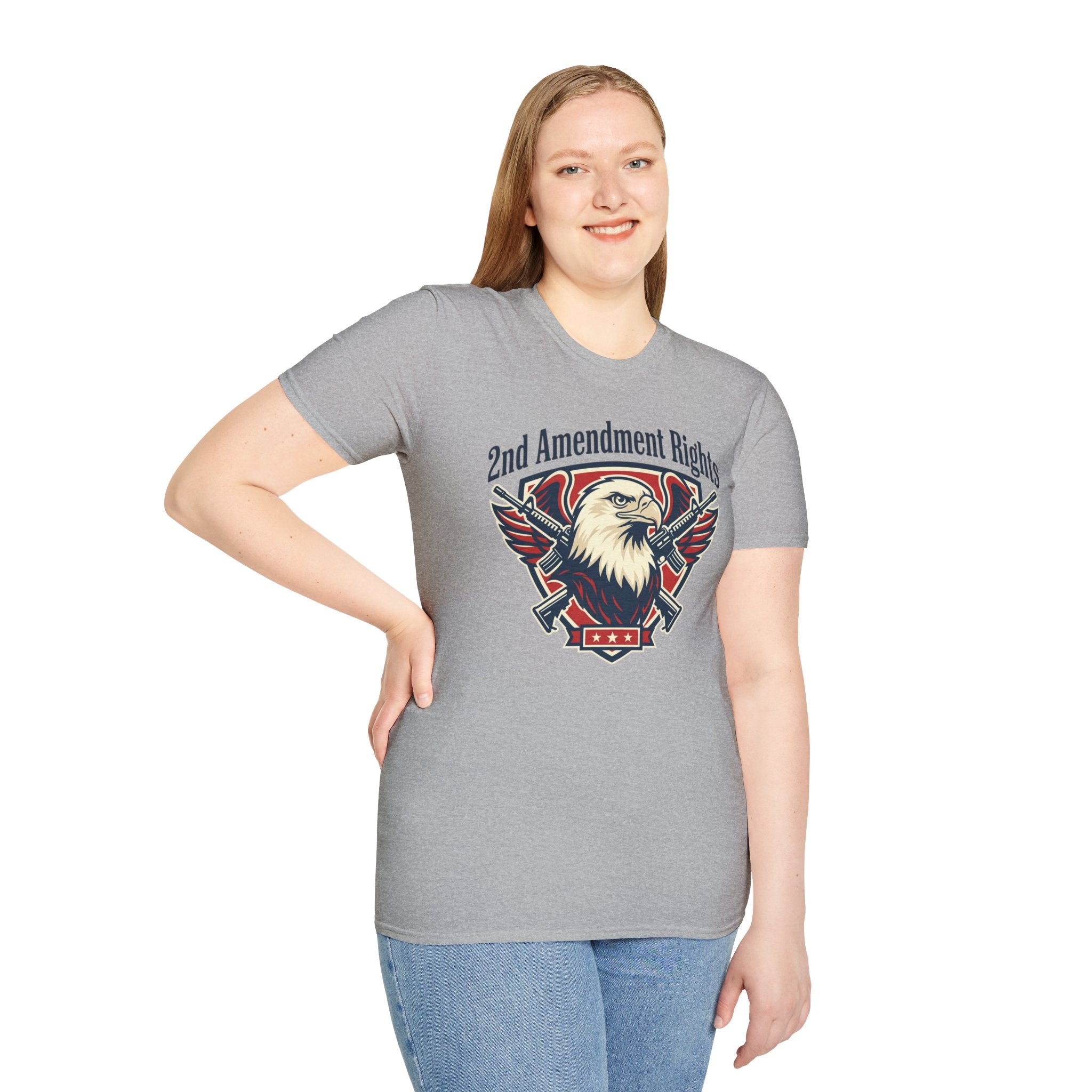 2nd Amendment Rights Eagle T-Shirt – Patriotic Gun Rights Tee