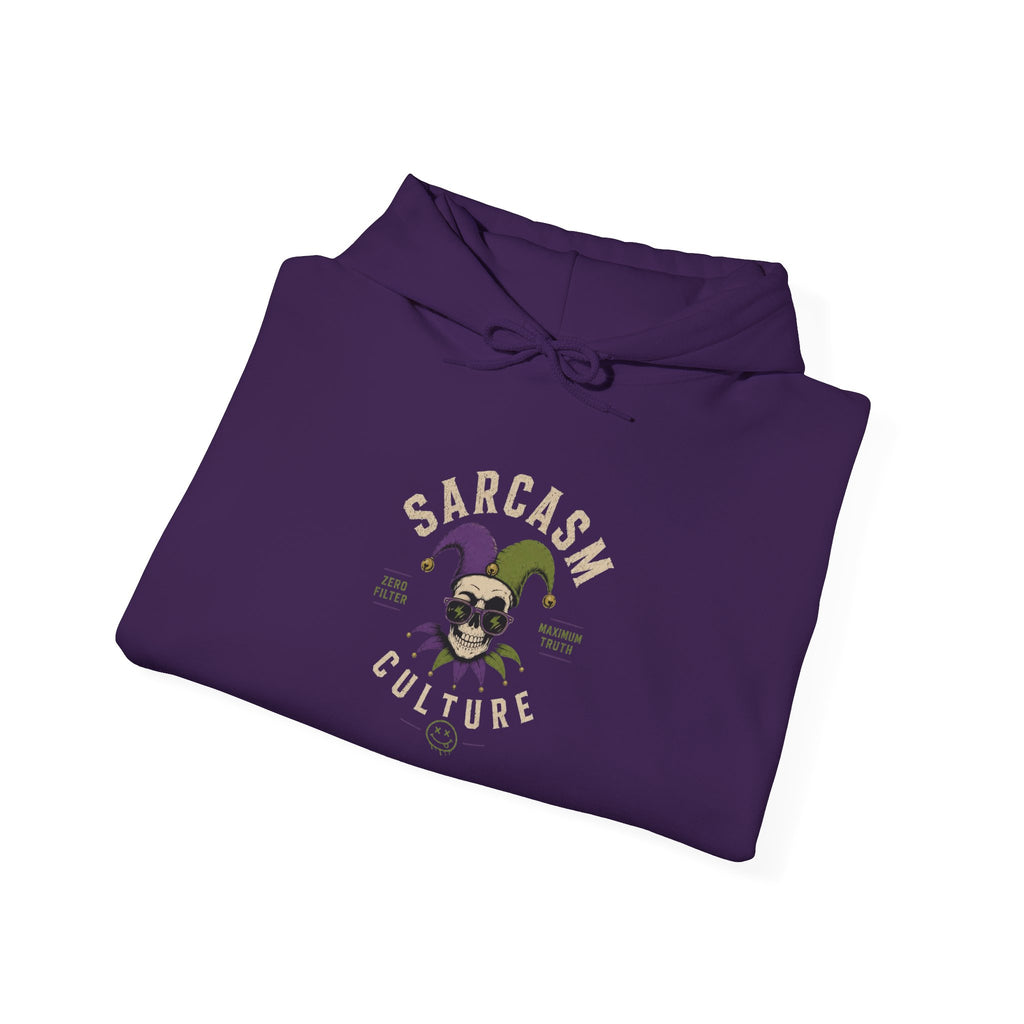 Sarcasm Culture Hoodie — Funny Joker Graphic Pullover
