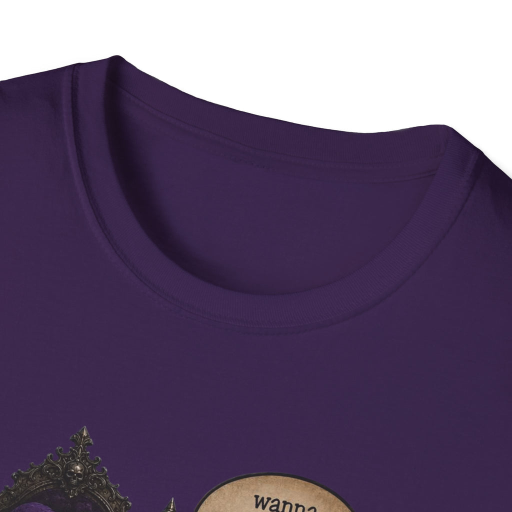 Jester Throne T-Shirt — “Wicked and a Smart Ass” Dark Gothic Graphic Tee
