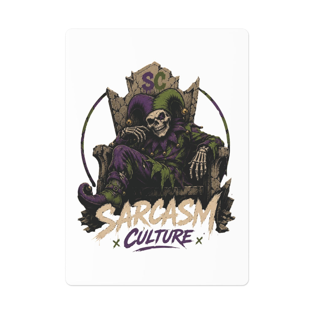 Sarcasm Deck — Custom Printed Poker Cards