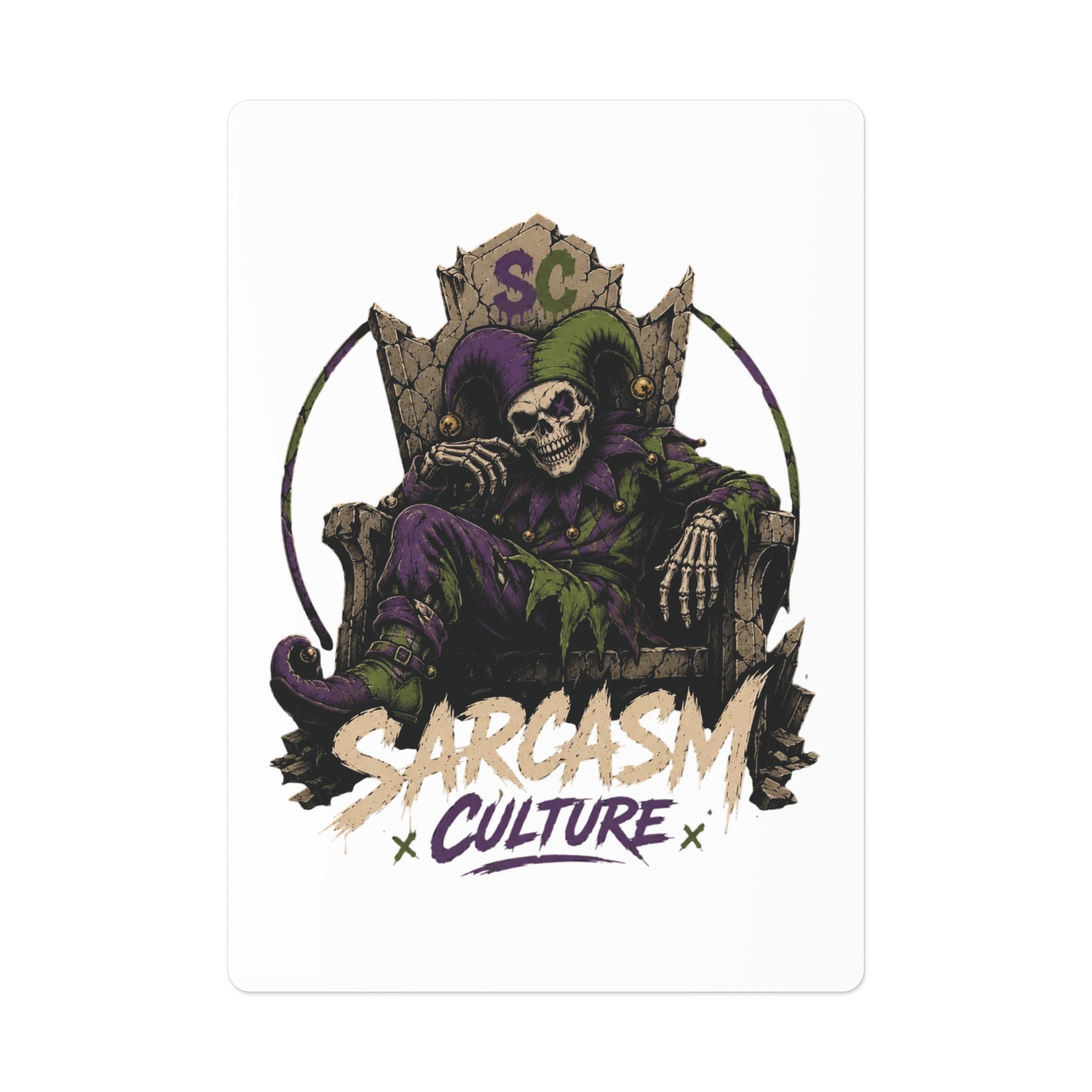 Sarcasm Deck — Custom Printed Poker Cards