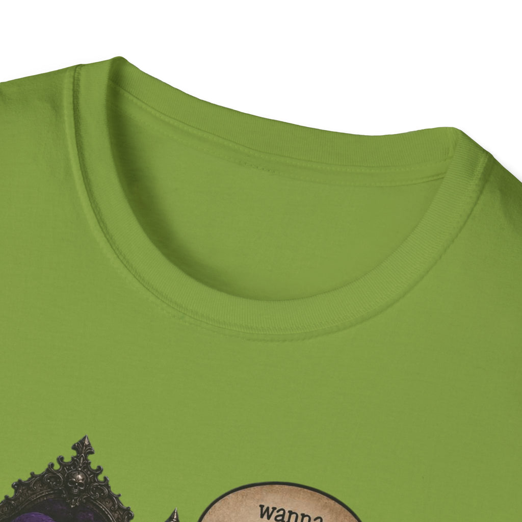 Jester Throne T-Shirt — “Wicked and a Smart Ass” Dark Gothic Graphic Tee