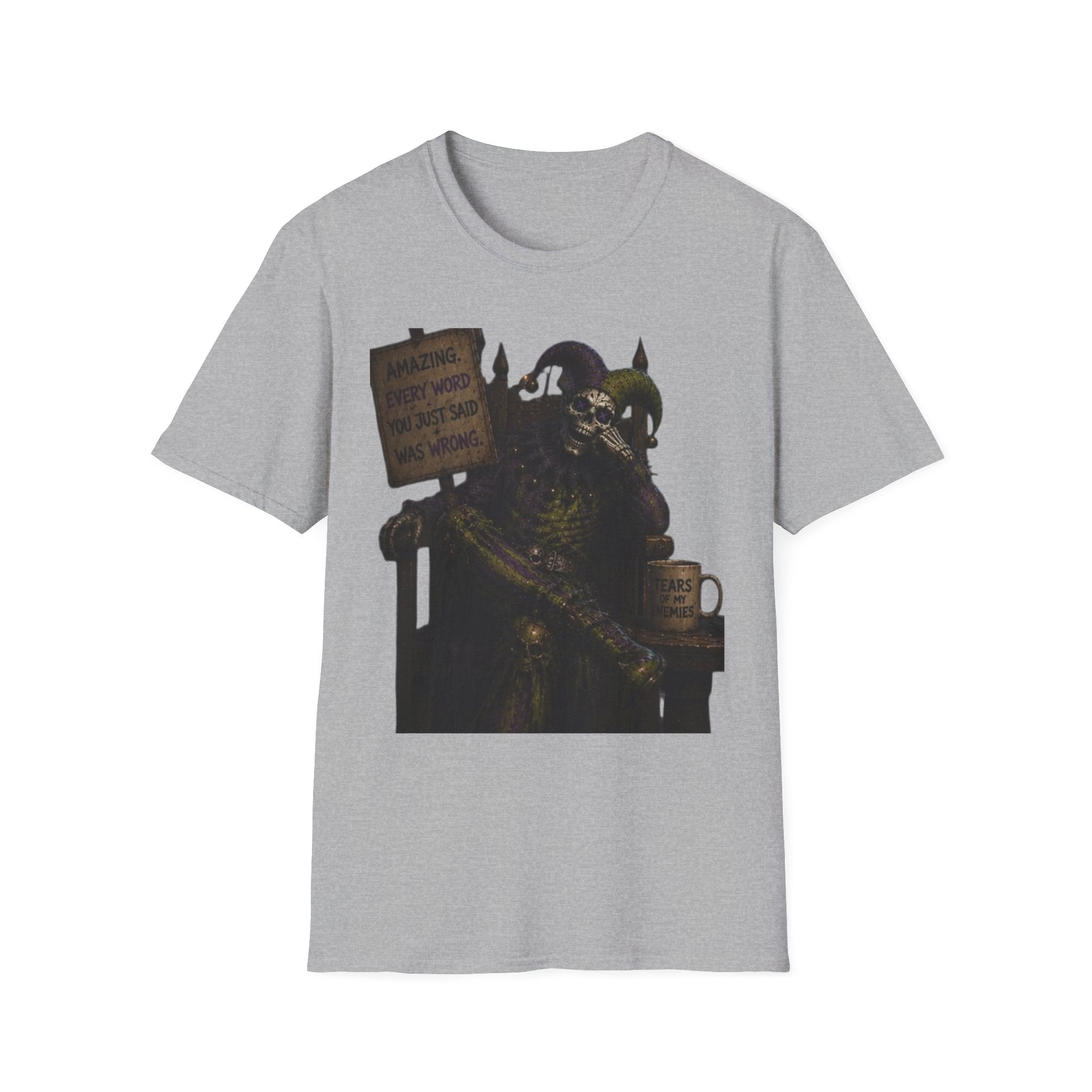 Viking Throne Graphic T-Shirt — "Berserker" Norse Warrior Design