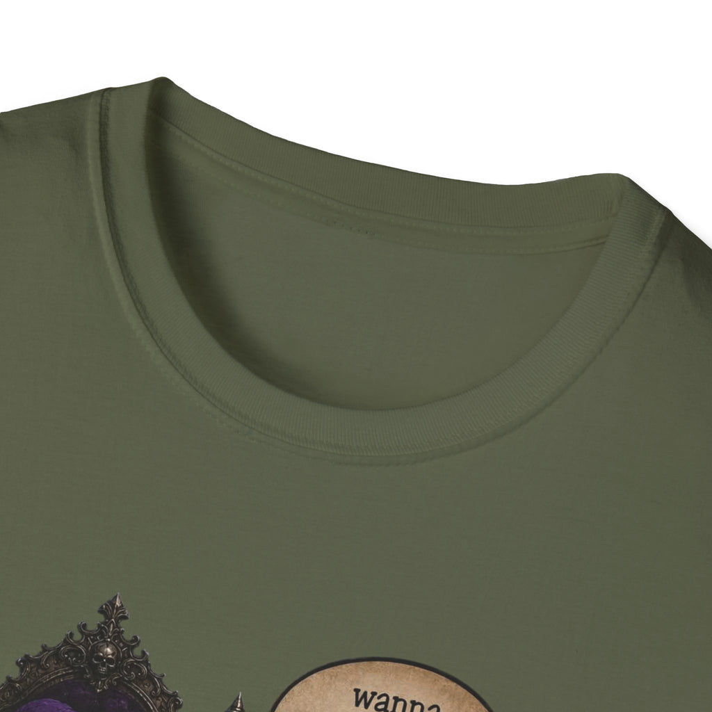 Jester Throne T-Shirt — “Wicked and a Smart Ass” Dark Gothic Graphic Tee