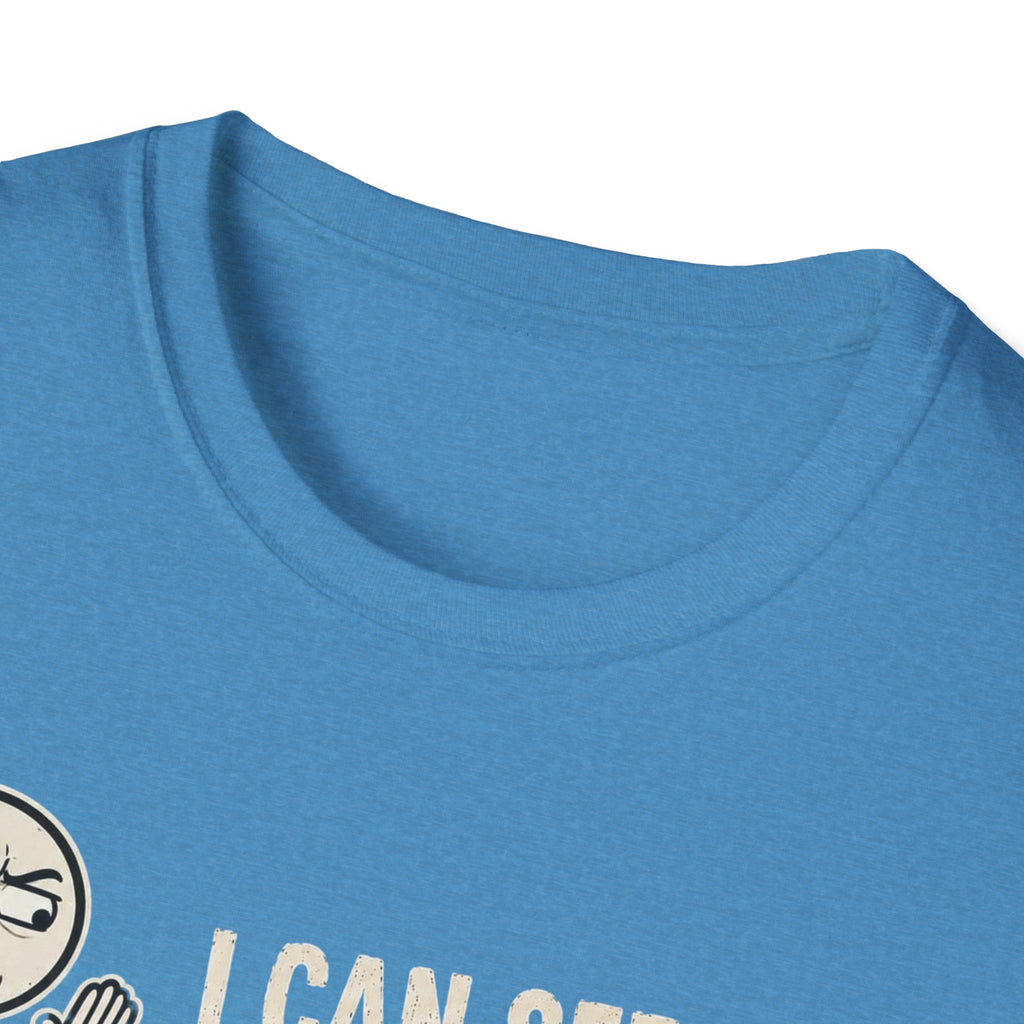 Funny Emoji T-Shirt — "I Can See Your Thoughts, You Pervert" Graphic Tee