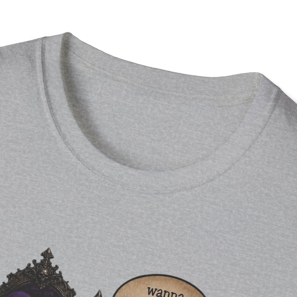 Jester Throne T-Shirt — “Wicked and a Smart Ass” Dark Gothic Graphic Tee