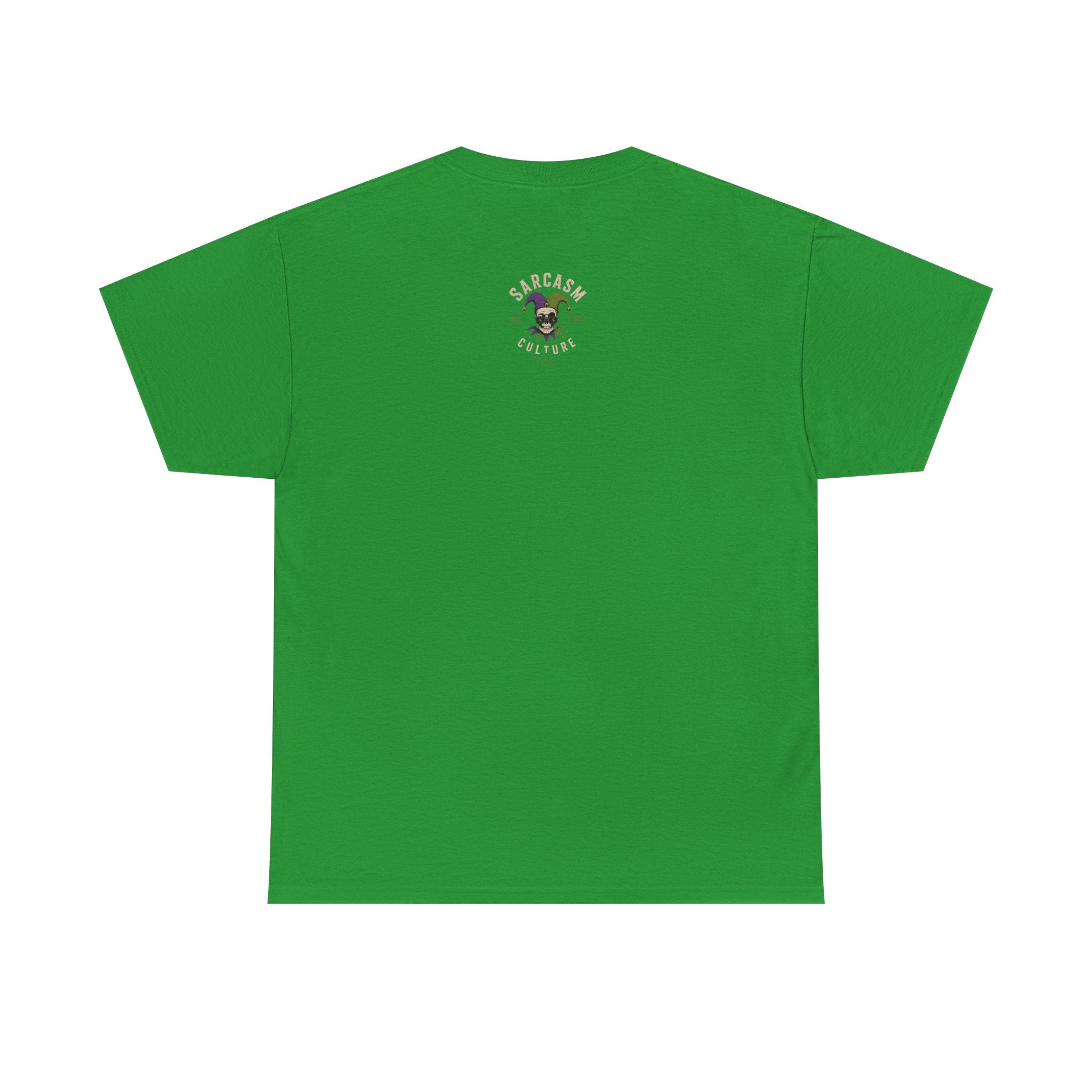 Skull Jester Tee — "Too Tired to Pretend I Like You" Graphic T-Shirt