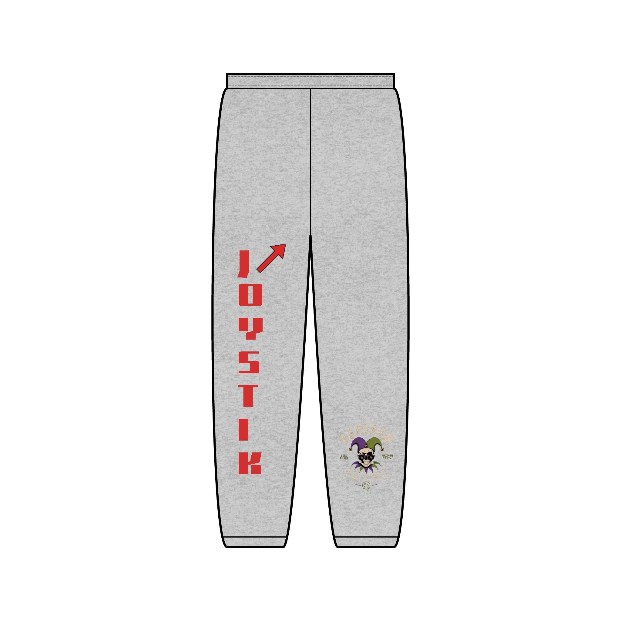 "JOYSTIK" Men's Graphic Sweatpants — Sarcasm Culture Joggers