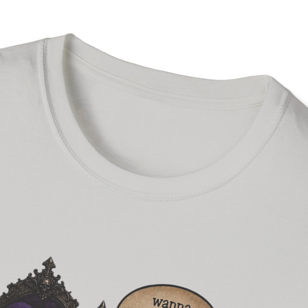 Jester Throne T-Shirt — “Wicked and a Smart Ass” Dark Gothic Graphic Tee