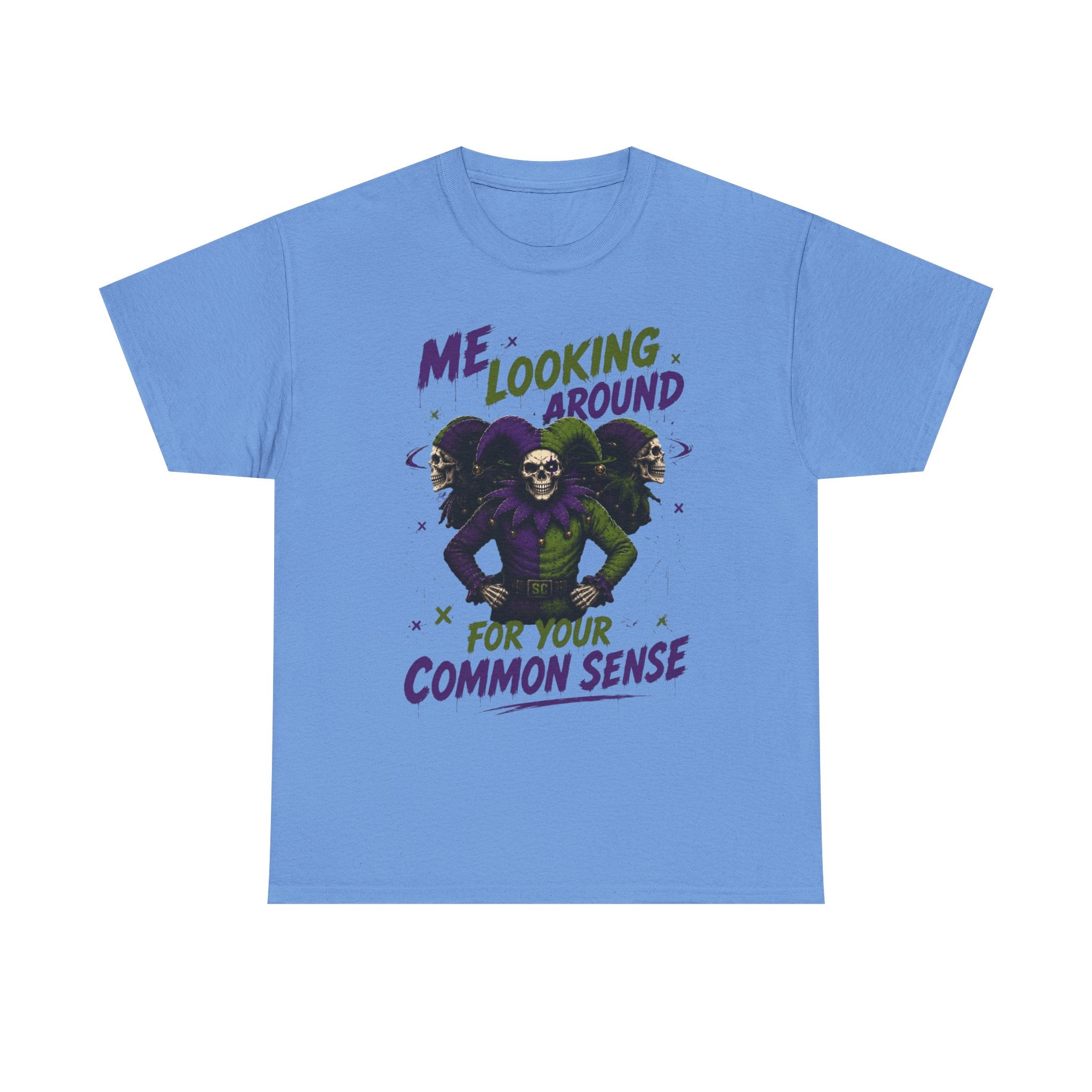 'Me Looking Around for Your Common Sense' Funny Graphic T-Shirt