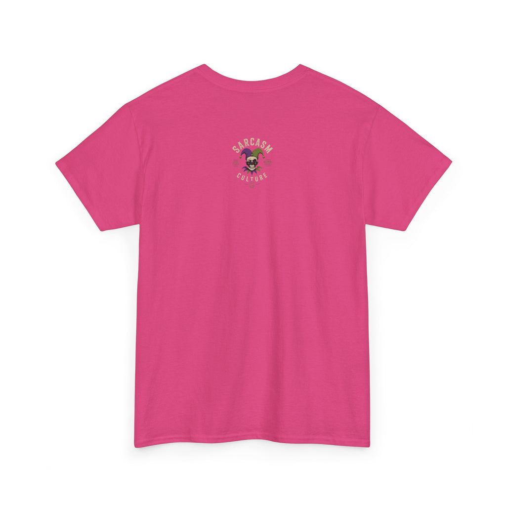 Skull Jester Tee — "Too Tired to Pretend I Like You" Graphic T-Shirt