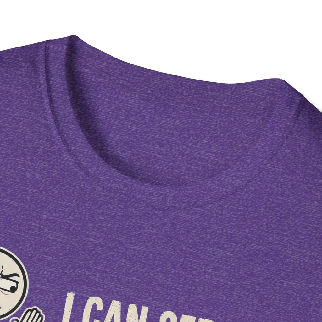 Funny Emoji T-Shirt — "I Can See Your Thoughts, You Pervert" Graphic Tee