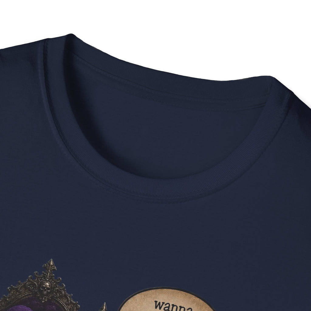 Jester Throne T-Shirt — “Wicked and a Smart Ass” Dark Gothic Graphic Tee