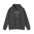 Sarcasm & Caffeine Hoodie — 'Keep Calm with Food and Coffee' Skeleton Jester Graphic Sweatshirt