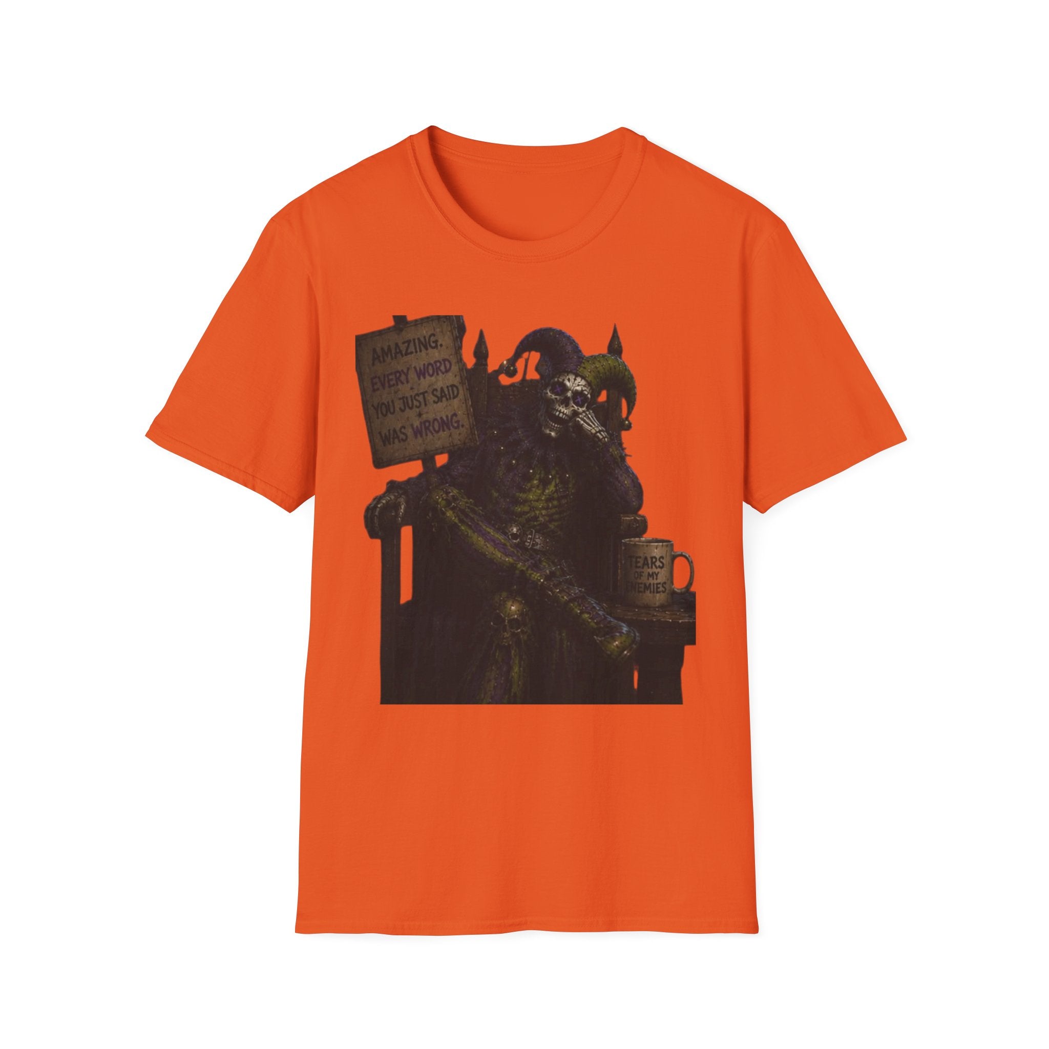 Viking Throne Graphic T-Shirt — "Berserker" Norse Warrior Design