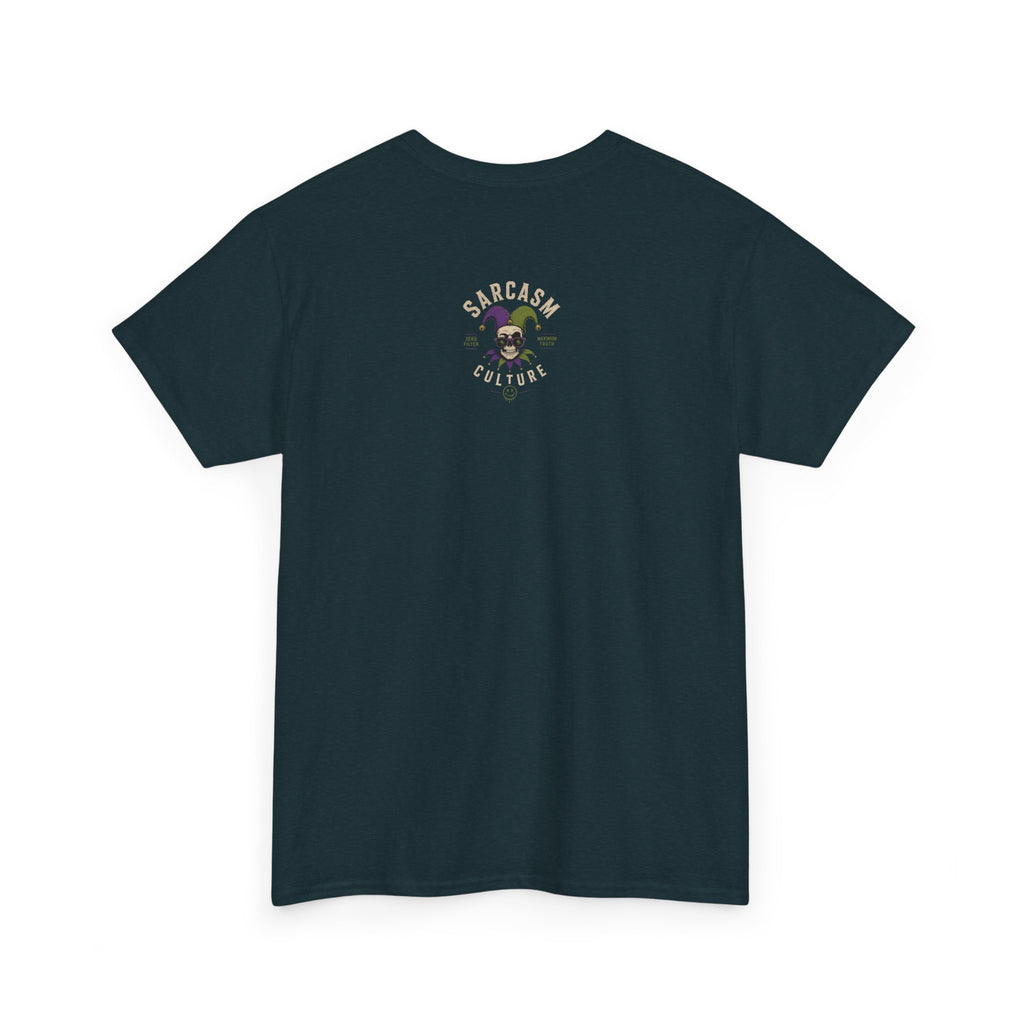 "Go Over Yonder & Ingest a School of Richards" Fantasy Skeleton Knight Riding Pig Dark Humor Graphic T-Shirt