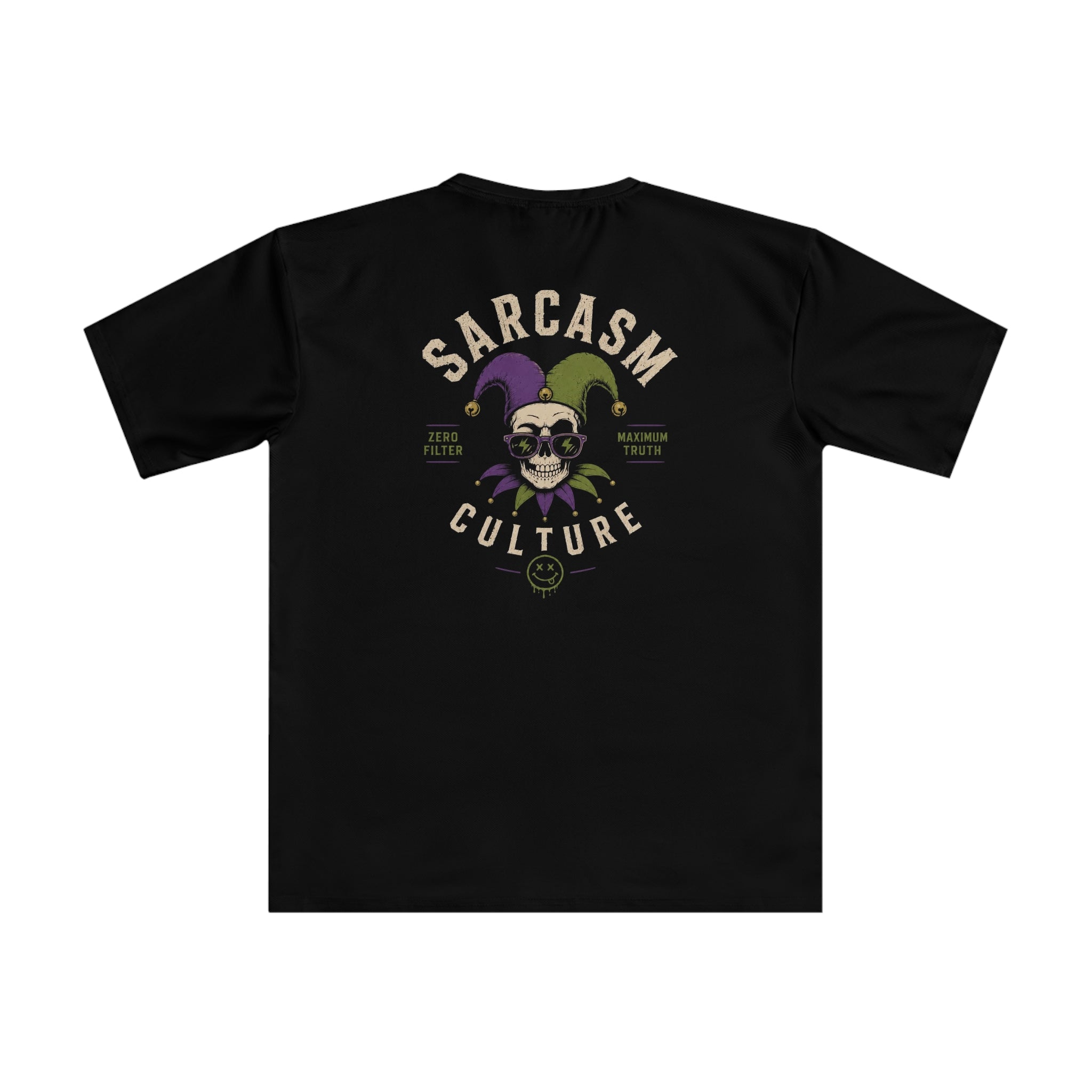 Sarcasm Culture Skull Jester T‑Shirt — 'Well Well Here Comes Another Smart Ass' Graphic Tee