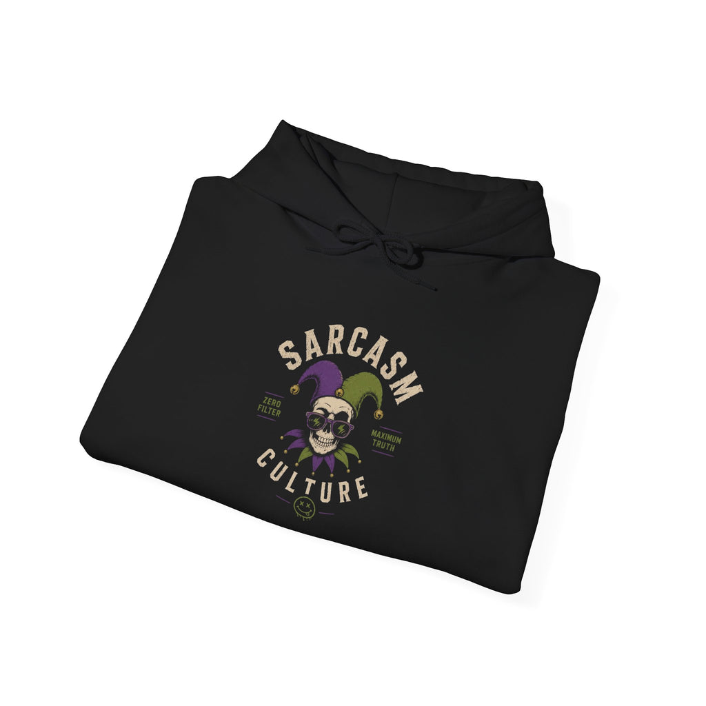 Sarcasm Culture Hoodie — Funny Joker Graphic Pullover
