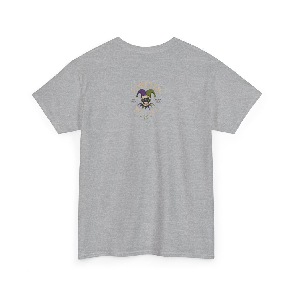 Funny Senior T-Shirt — "I'm Old! Therefore I Really Don't Give a Shit" Poop Emoji Tee