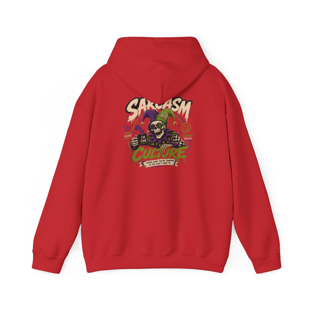 Graphic Heavy Blend Hoodie — Unisex Pullover Sweatshirt