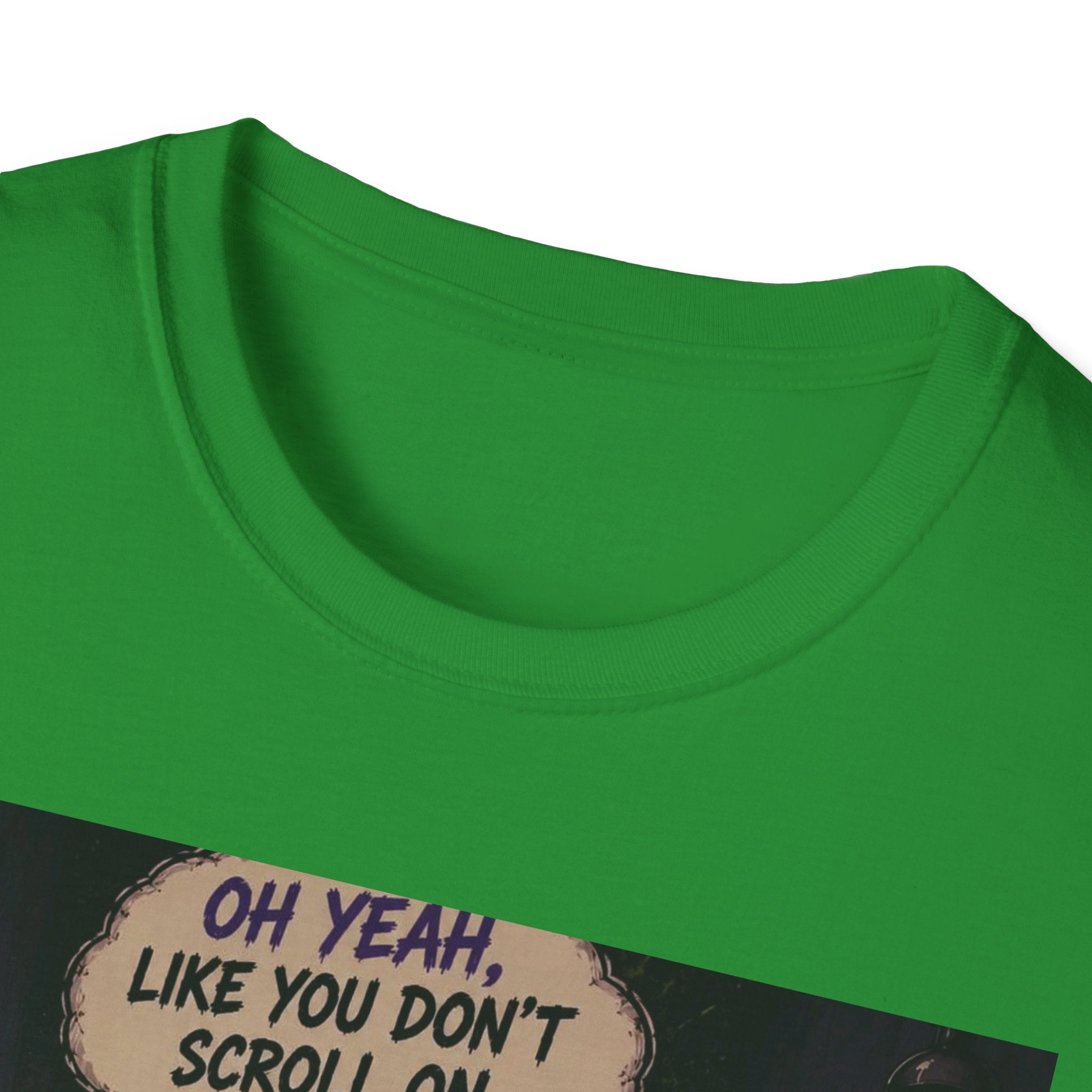 Skull Throne T-Shirt — 'Oh Yeah, Like You Don't Scroll on the Bowl' Gothic Graphic Tee