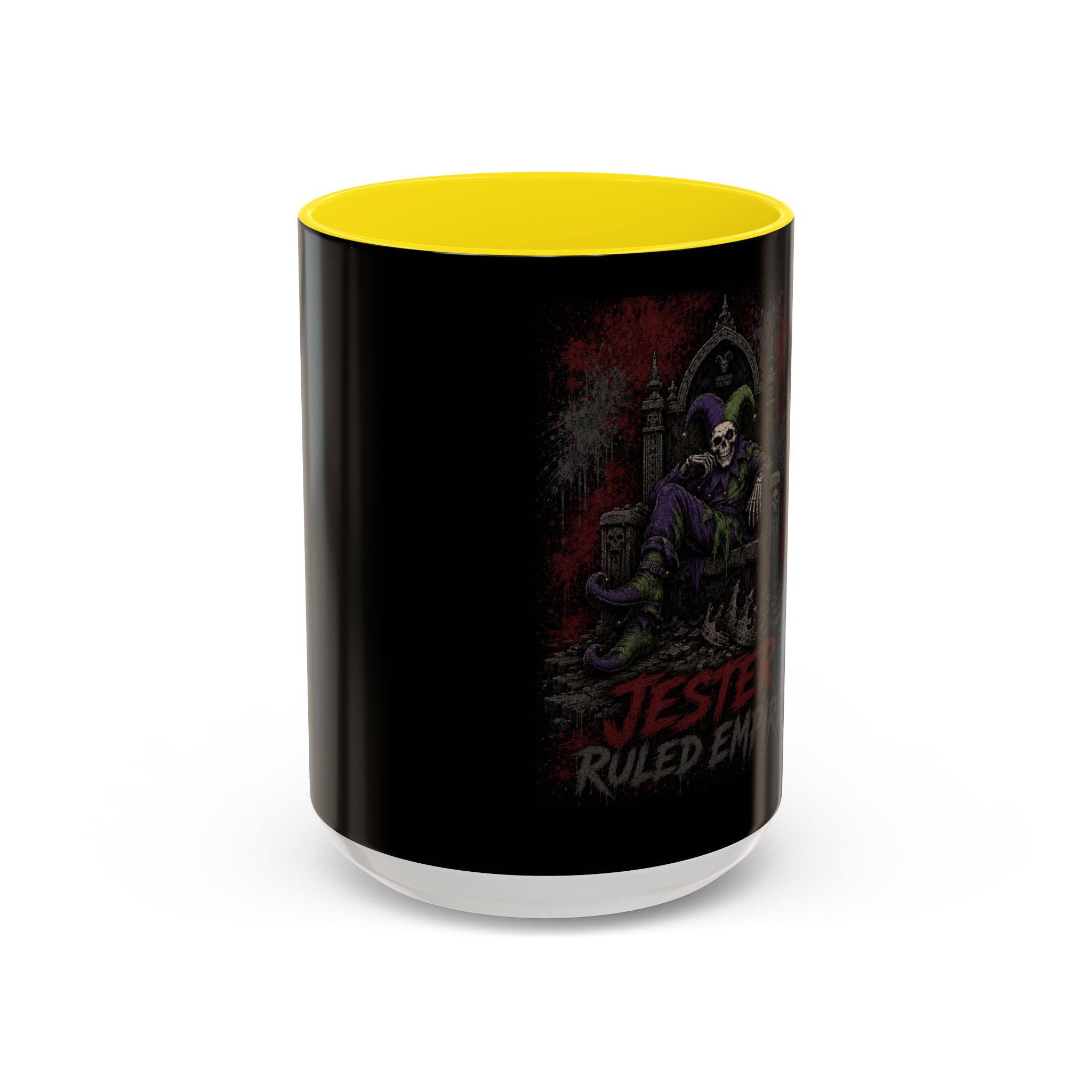 Graphic Accent Coffee Mug — 11oz & 15oz Ceramic