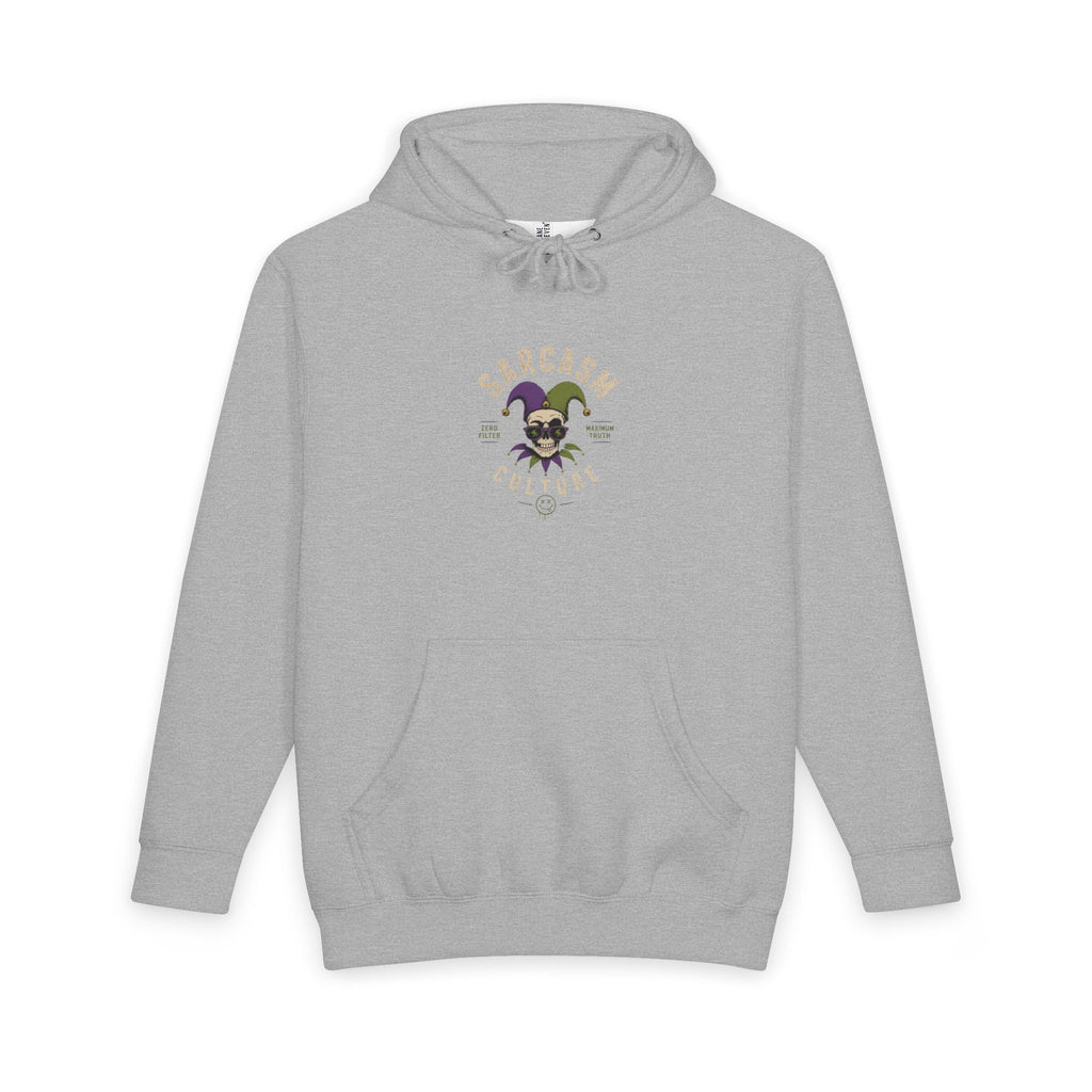 Jester Skull Hoodie - Dark Carnival Graphic Pullover (Back Print)