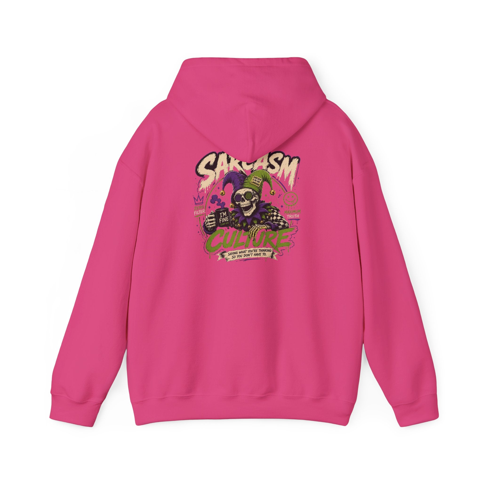 Graphic Heavy Blend Hoodie — Unisex Pullover Sweatshirt