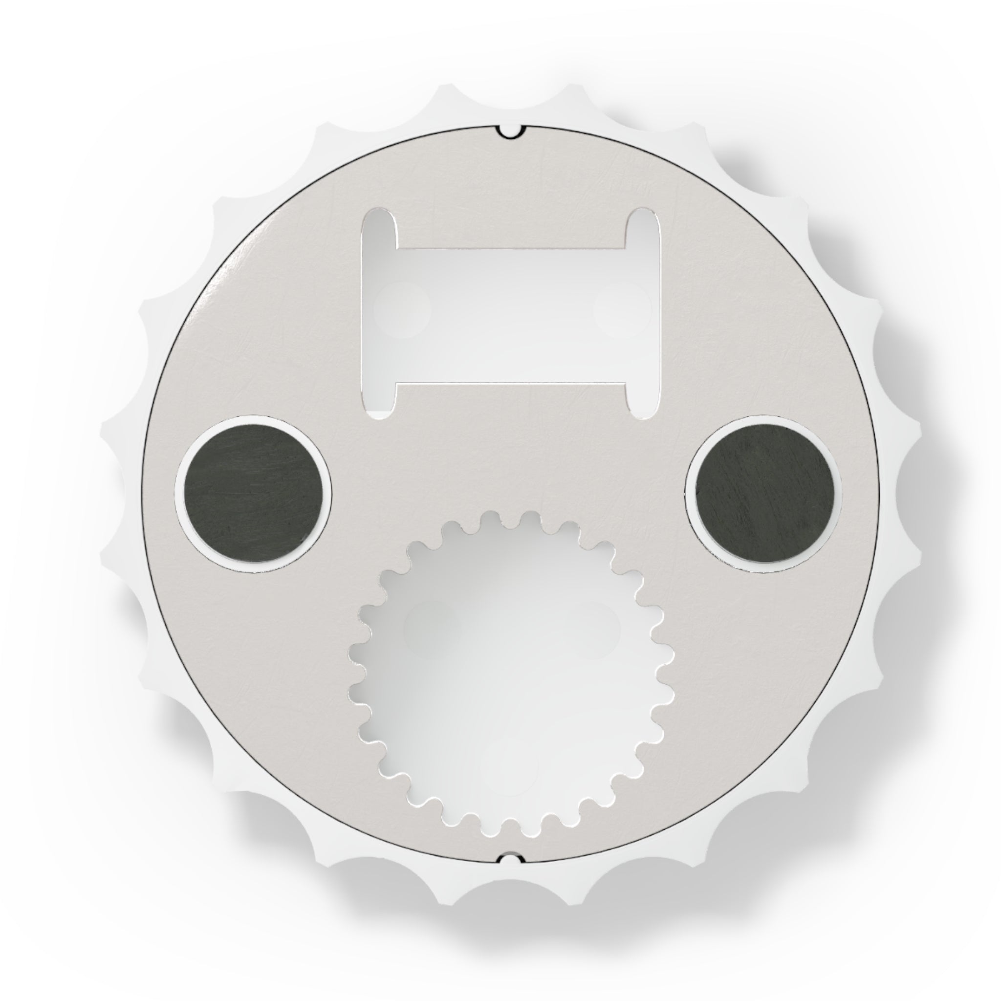 Bottle Opener — Sarcasm Culture Skull Jester Design