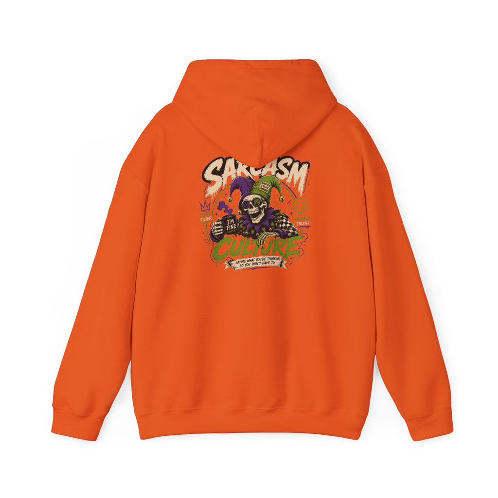 Graphic Heavy Blend Hoodie — Unisex Pullover Sweatshirt
