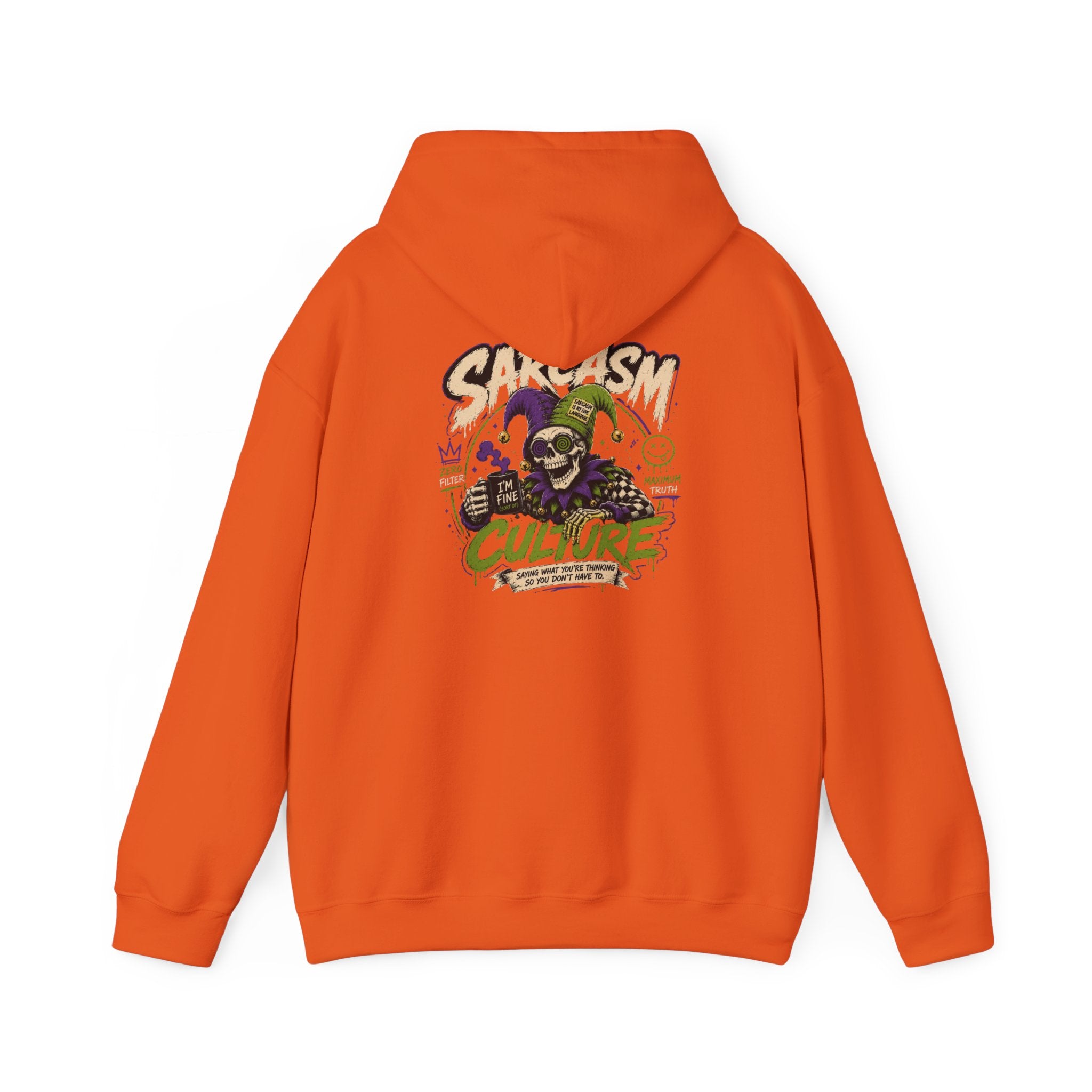 Graphic Heavy Blend Hoodie — Unisex Pullover Sweatshirt