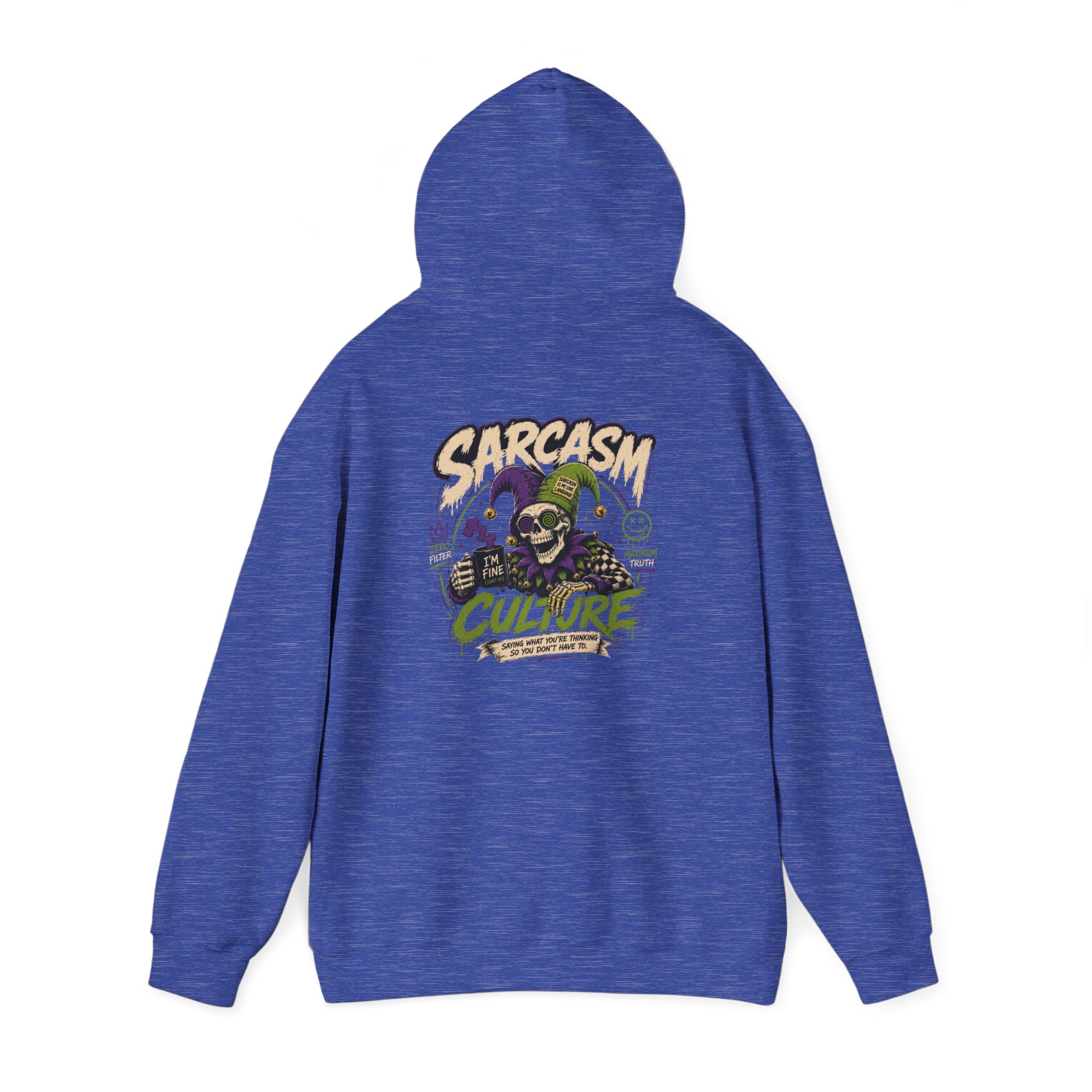 Graphic Heavy Blend Hoodie — Unisex Pullover Sweatshirt
