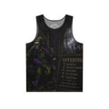 Sarcasm Culture Skull Tank Top — Skeleton Jester Graphic Unisex Tank