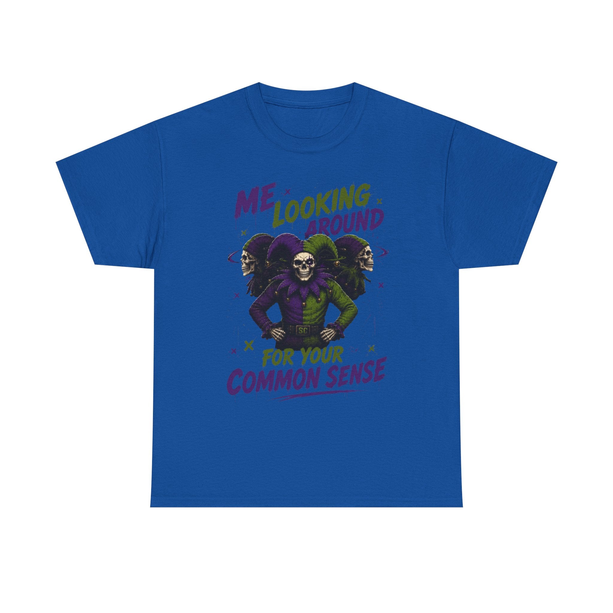'Me Looking Around for Your Common Sense' Funny Graphic T-Shirt