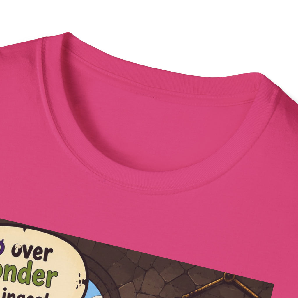 Funny Medieval Skeleton T‑Shirt – 'Go over yonder and ingest a satchel of Richard's' Graphic Tee