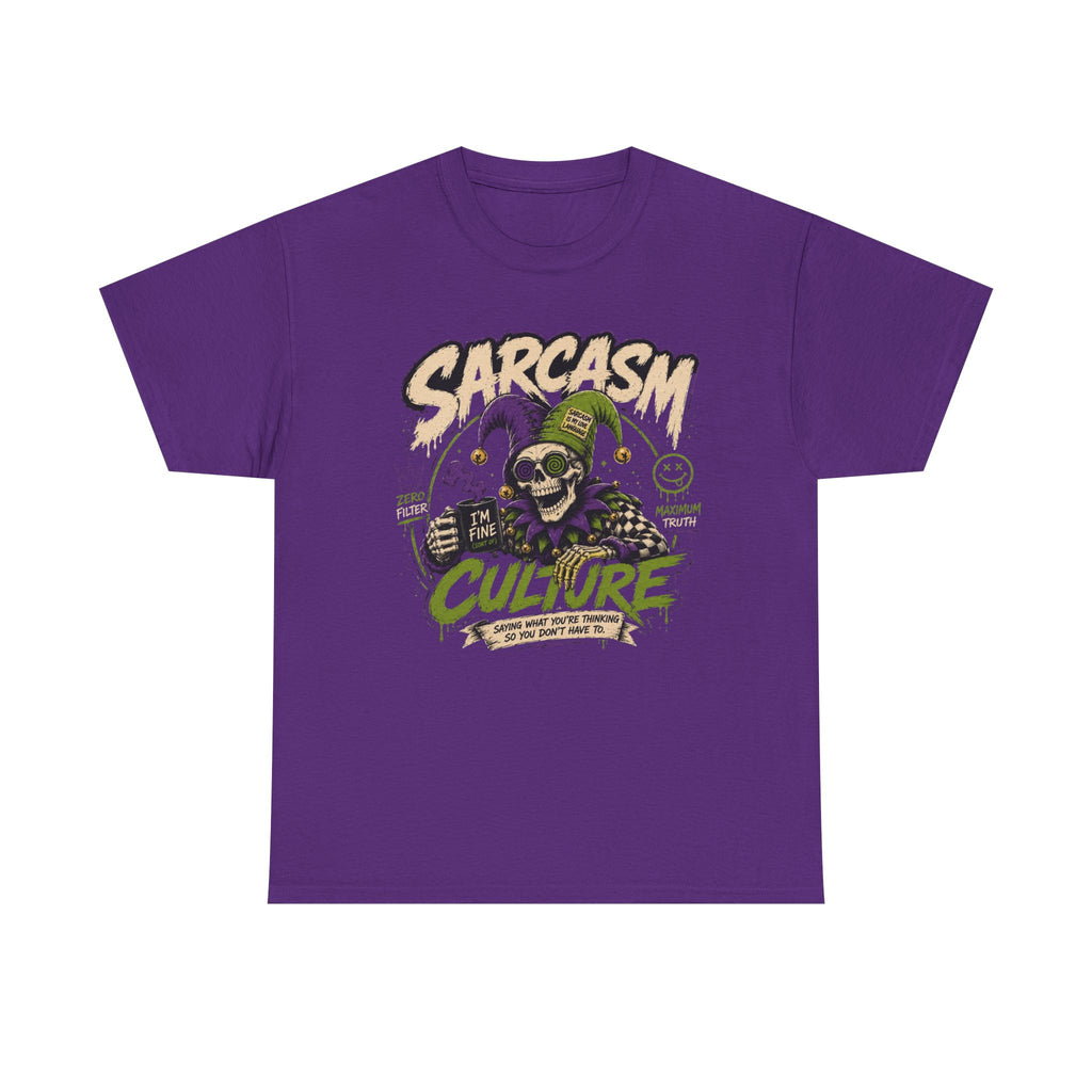 Off His Meds Jester Tee — Wild & Unhinged Sarcasm Culture Graphic T-Shirt