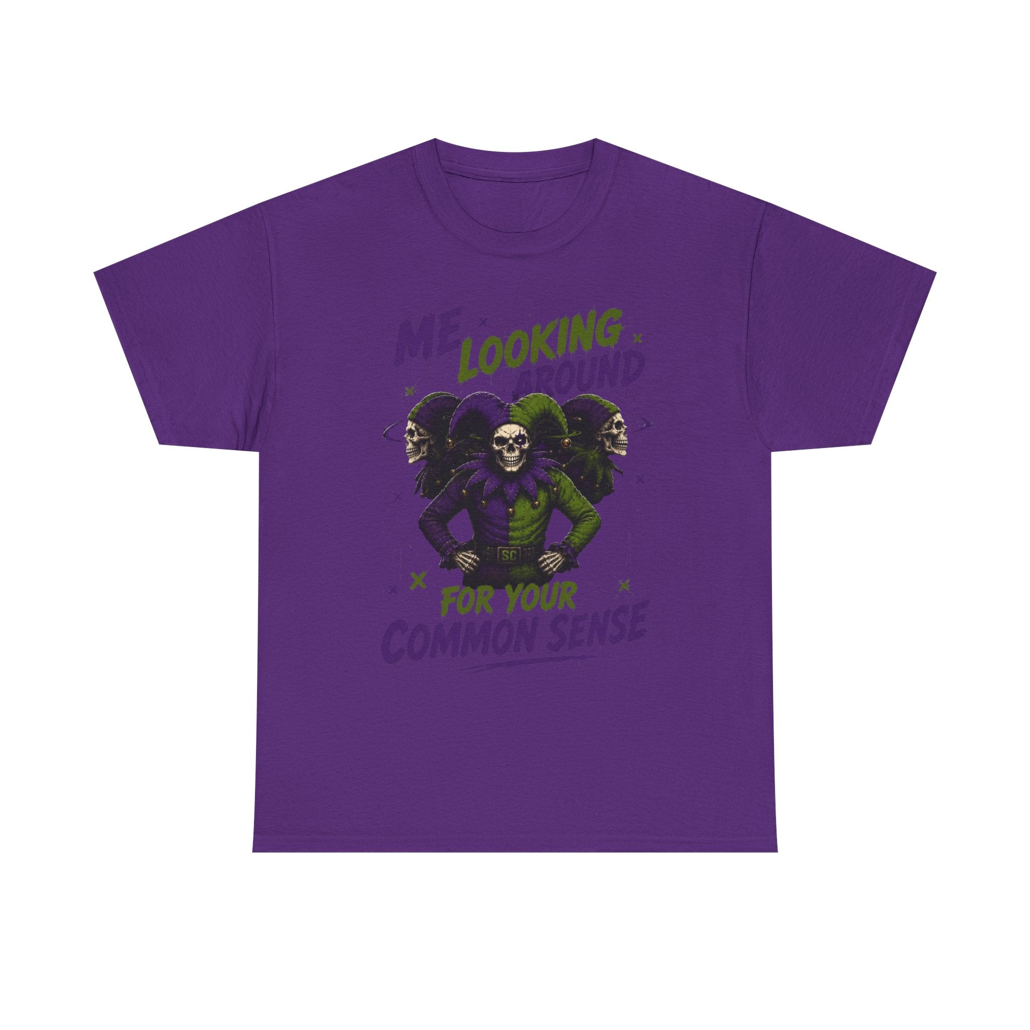 'Me Looking Around for Your Common Sense' Funny Graphic T-Shirt
