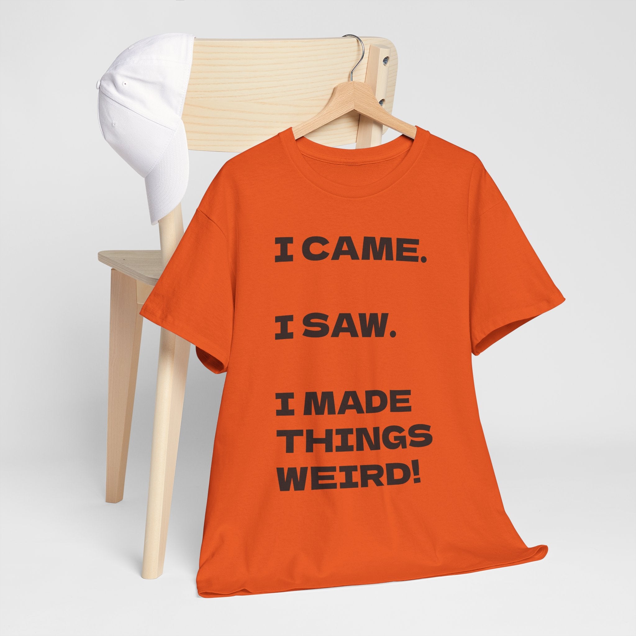 I Came I Saw I Made Things Weird T-Shirt — Funny Sarcastic Graphic Tee