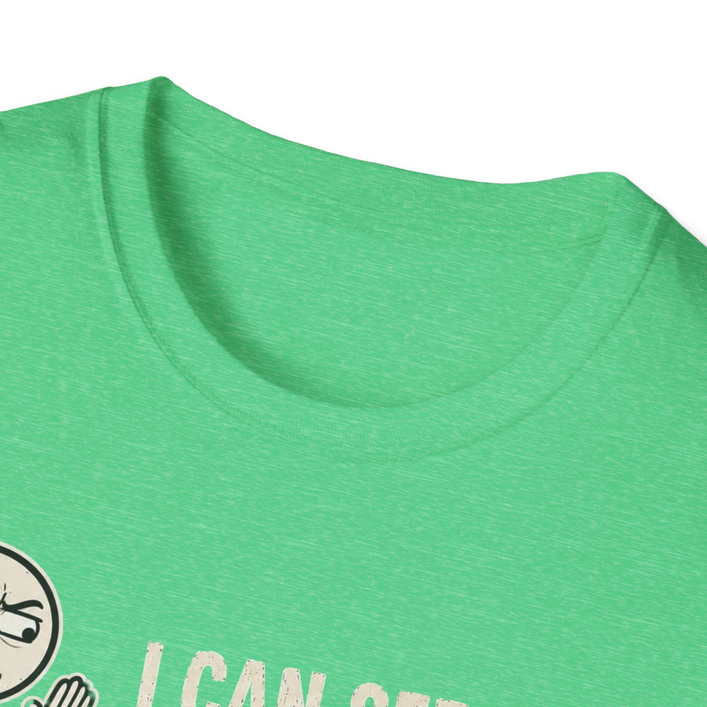 Funny Emoji T-Shirt — "I Can See Your Thoughts, You Pervert" Graphic Tee